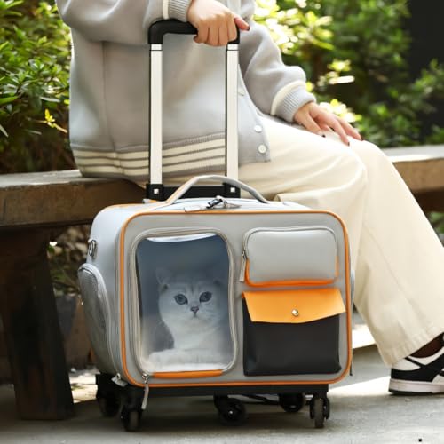 ペットキャリー ペットリュック キャスター付き 犬猫用 キャリー カート Amazon | ペットキャリー ペットリュック キャスター付き 犬猫用